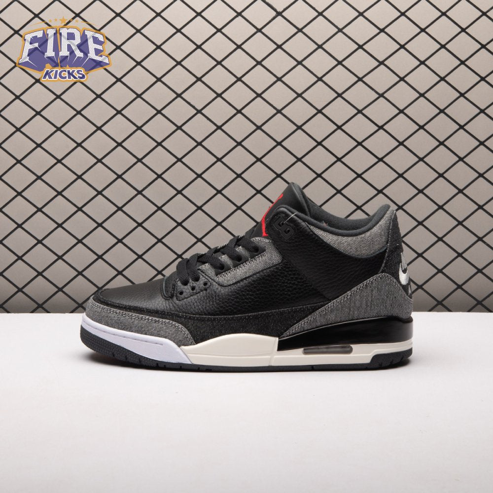 Jordan 3 Retro Levi's Black IR0914-400 Unisex