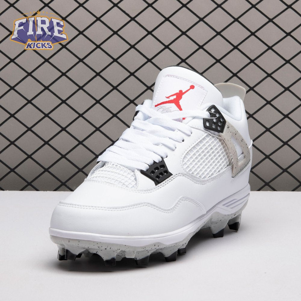 Air Jordan 4 Retro TD Cleat White Cement HQ0207-106 Men's