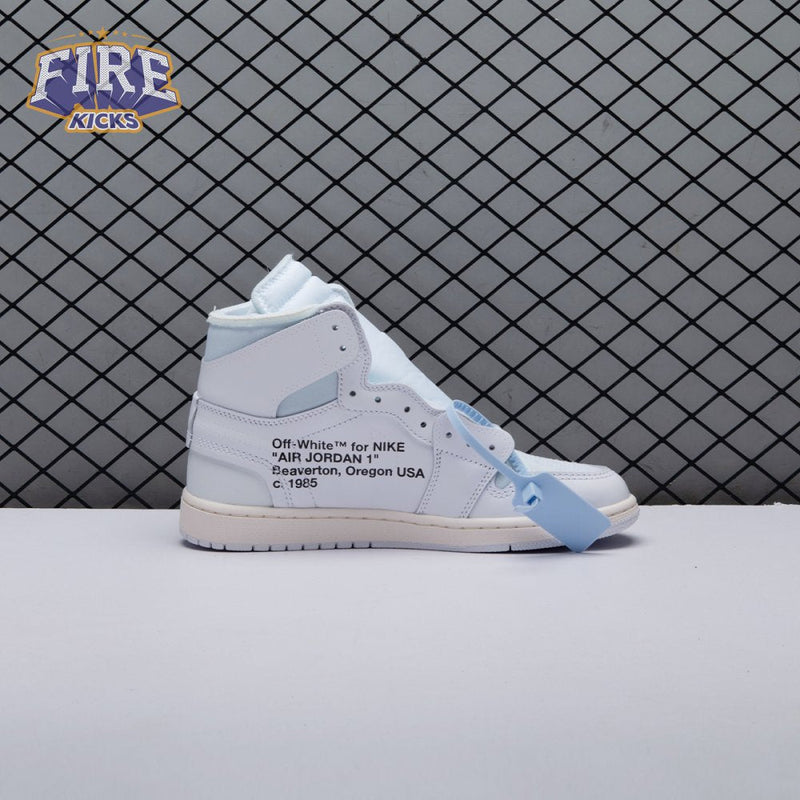 Off-White x Air Jordan 1 Retro High OG BG 'White' 2018 Unisex