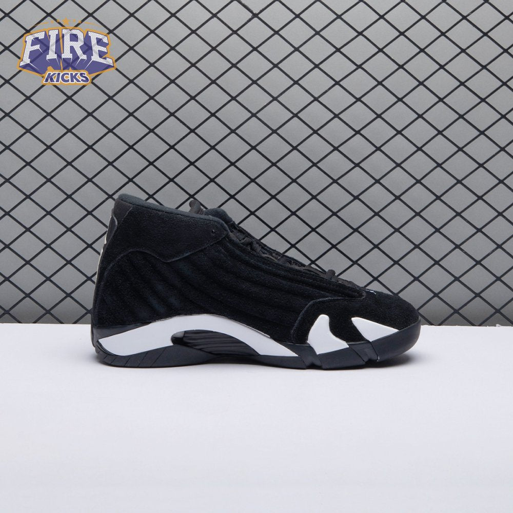 Jordan 14 Retro Black White 487471-016 Men's