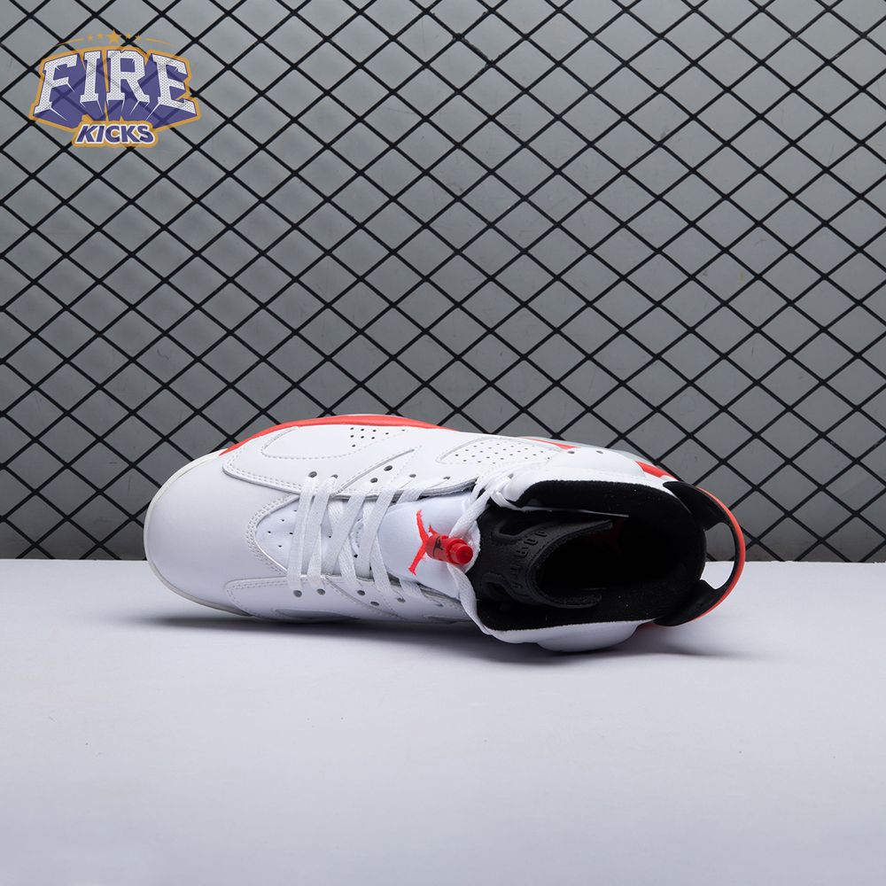 Jordan 6 Retro Infrared White 384664-123 Men's