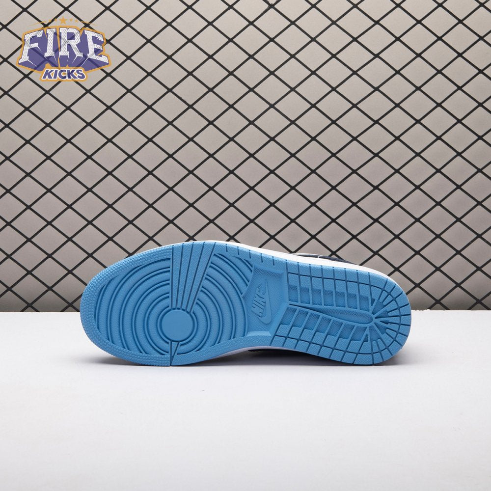 Jordan 1 Low Midnight Navy University Blue 553558-404 Unisex