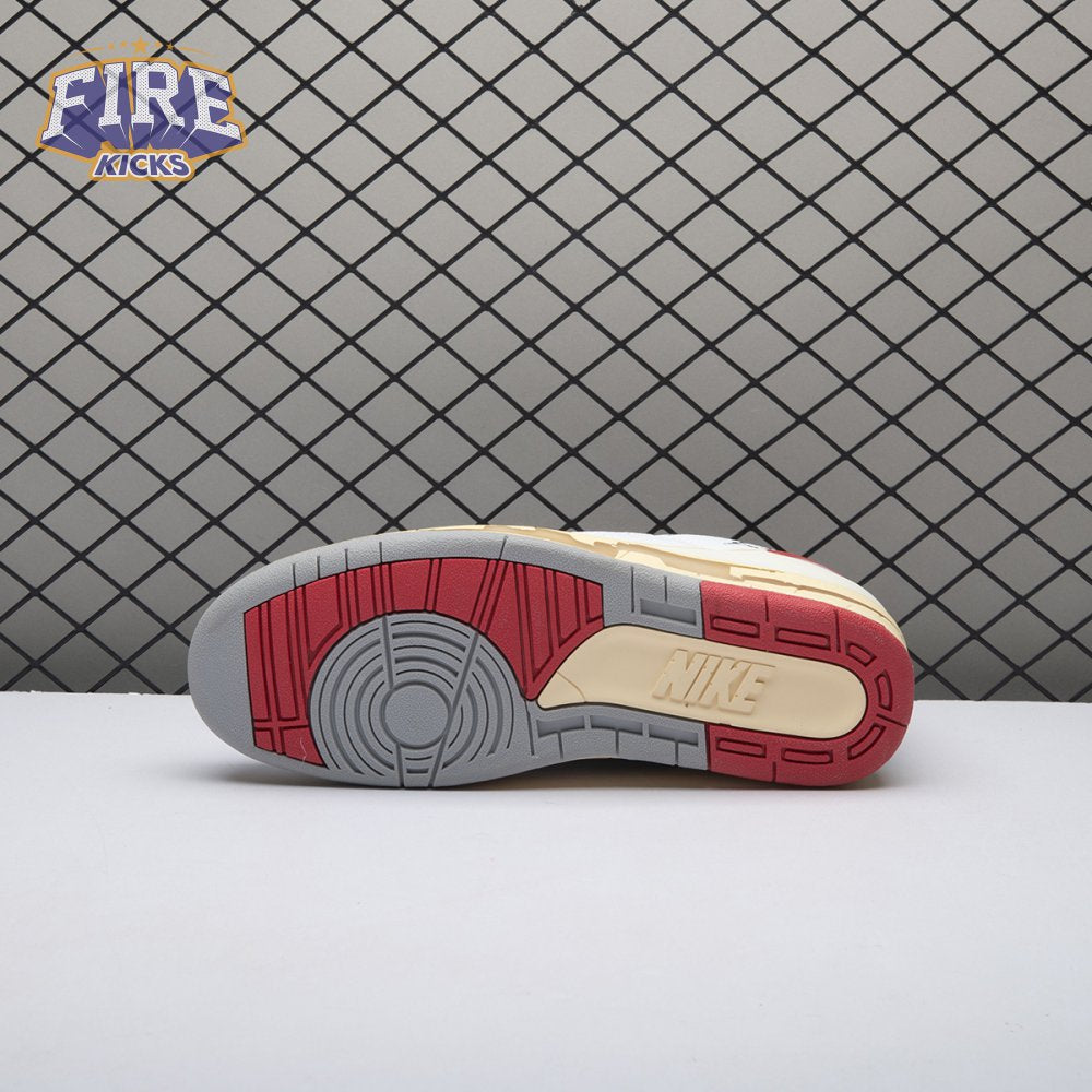 OFF-WHITE x Jordan 2 Retro Low SP White Red Unisex