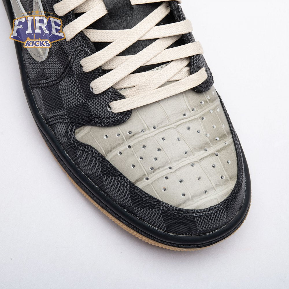 Jordan 1 Low x VL Grey and Black DZ2505-001 Men's