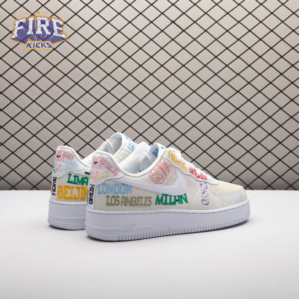 Nike Air Force 1 Low World Tour White II1549-100 Unisex