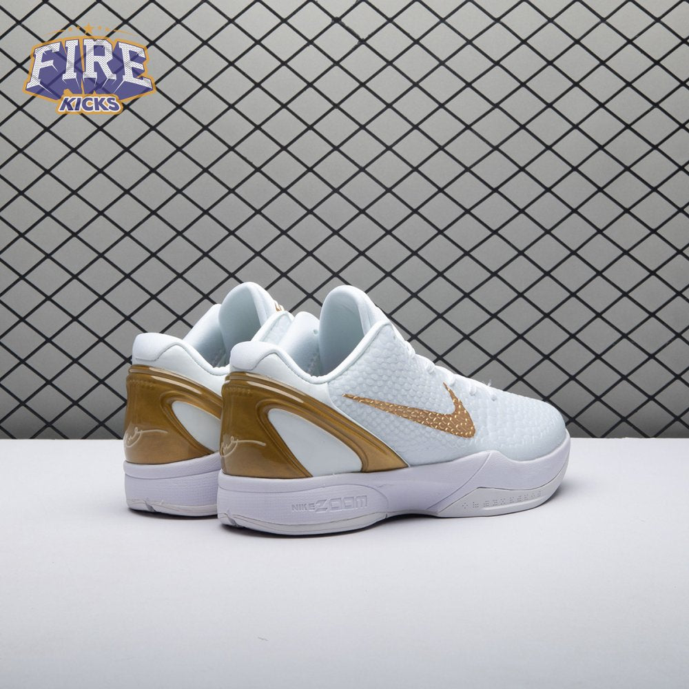 Nike Kobe 6 Protro White Gold CW2190-101 Men's