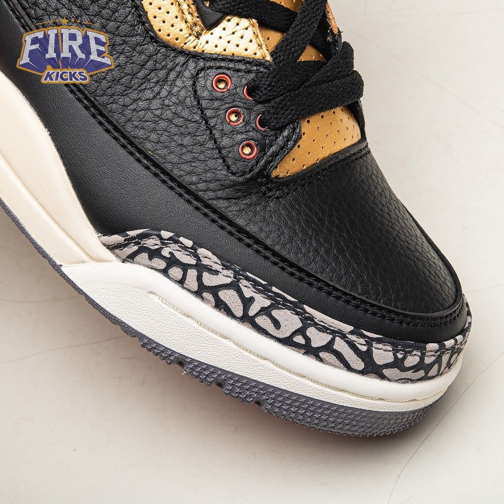Air Jordan 3 Black Gold Men's