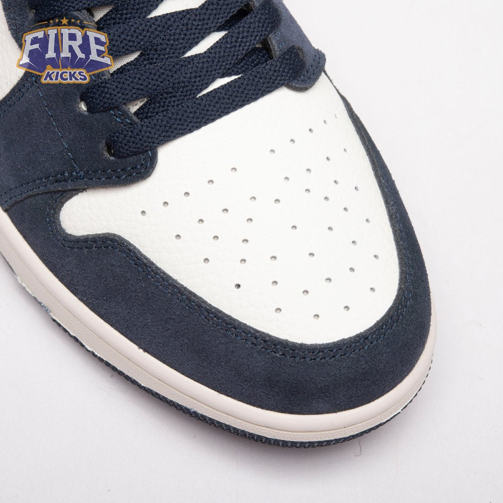 Jordan 1 Low SE Obsidian Suede IO7448-400 Unisex