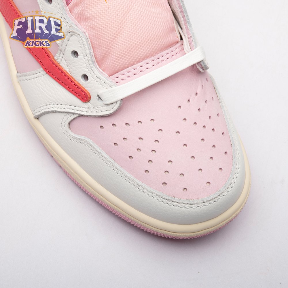 Travis Scott x Air Jordan 1 Low OG Tropical Pink IQ7604-101 Unisex