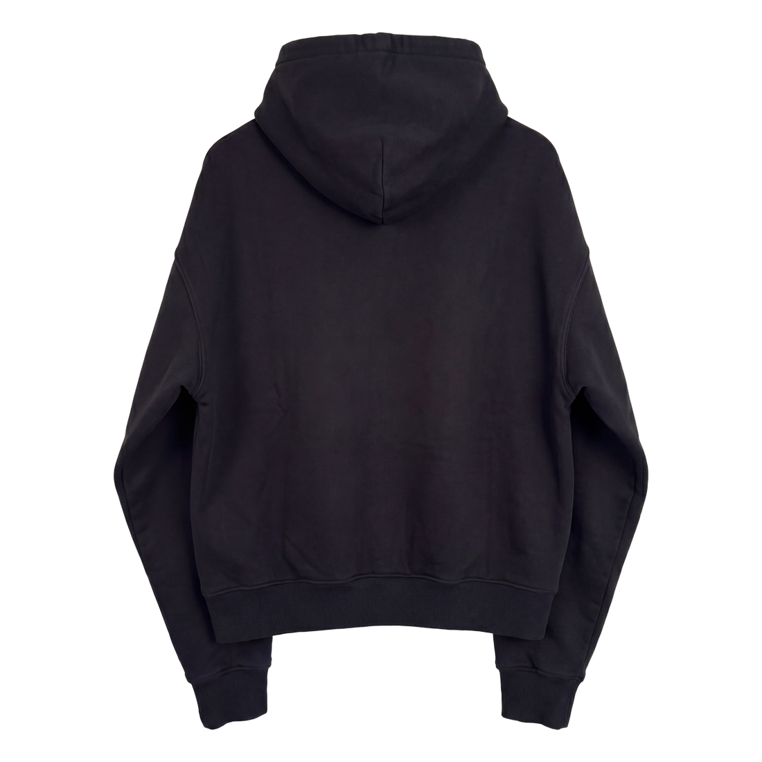 Internet Streetwear Cropped Black Hoodie 400GSM Y2K Graphic Unisex Cotton