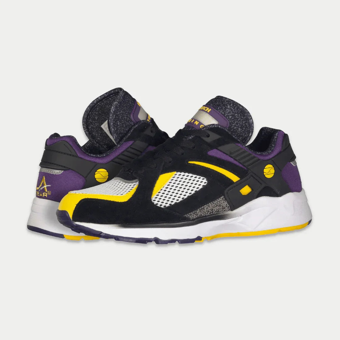 LA Gear Men's Catapult Light-Up Lowtop | Black x Purple x Yellow