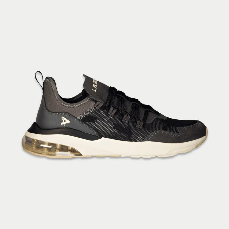 LA Gear Men’s Runyon Lowtop | Black x Gray