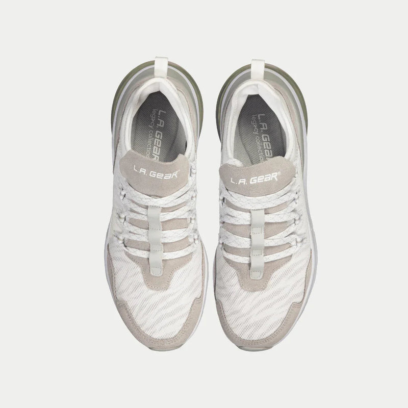 LA Gear Women's Runyon Lowtop | White x Gray