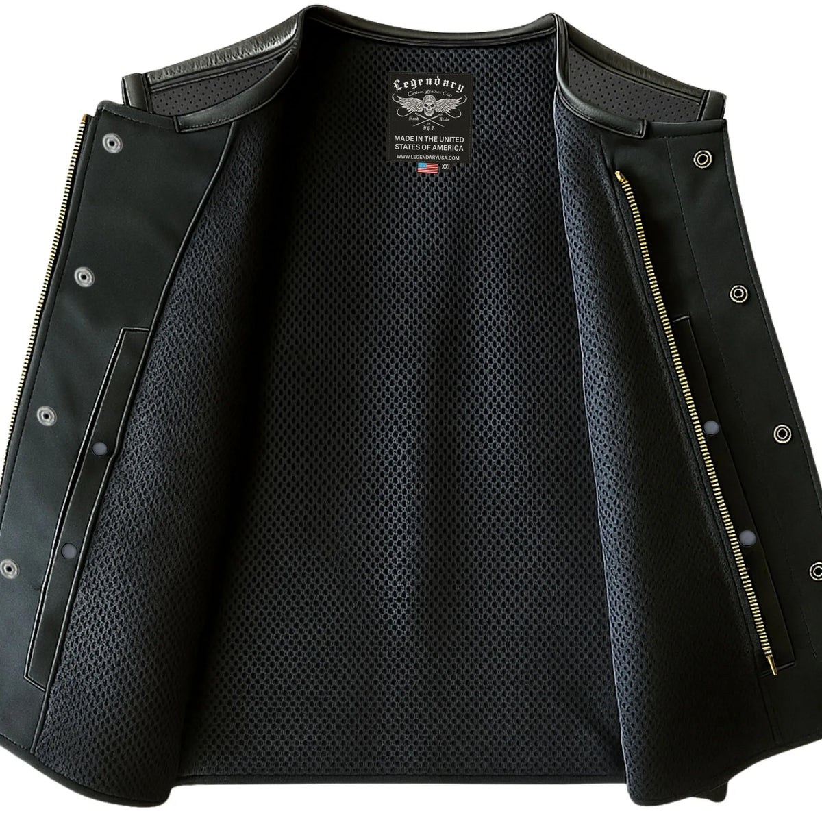 Legendary LowLife Perforated Leather Club Vest