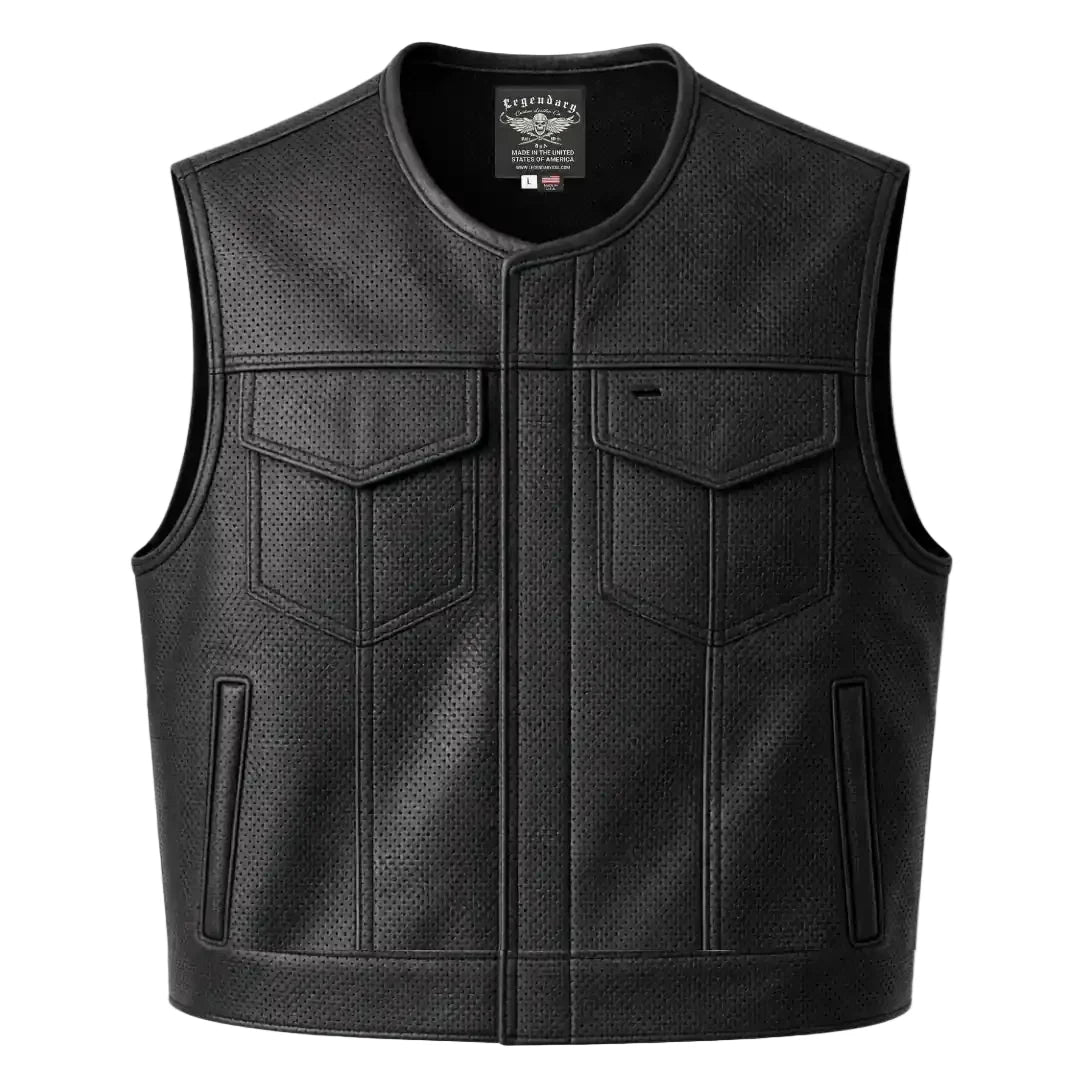 Legendary LowLife Perforated Leather Club Vest
