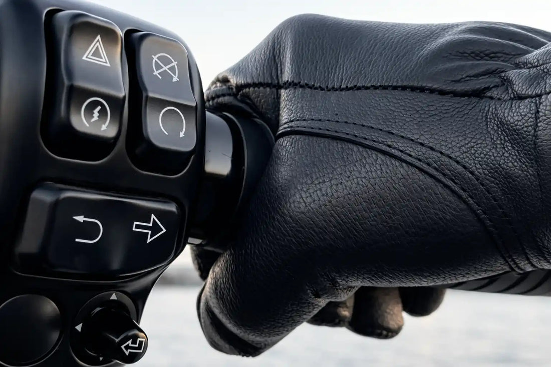 Bad Billy Black Goatskin Gloves