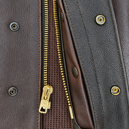 Legendary Lowlife Z Dark Chocolate Leather Vest