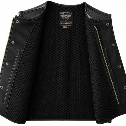 Legendary LowLife NOP Perforated Leather Club Vest