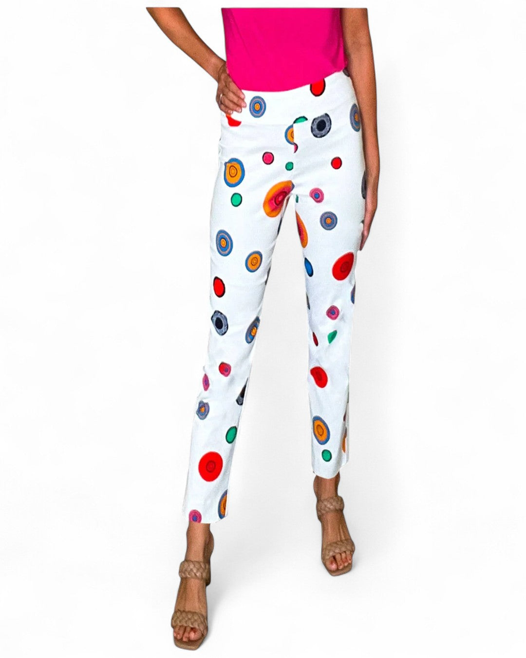 Krazy Larry P507 Pull on Pant - Circles